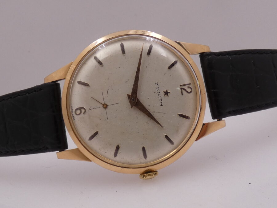 Zenith Stellina Oversize 37mm Oro Rosa 18Kt ANNO 1960 Manuale Cal. 40 - immagine 8