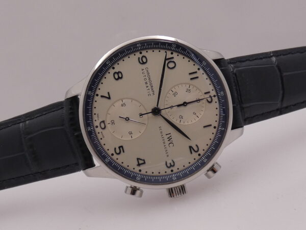 Cronografo IWC Portuguese Bucherer Blue Edition BOX&PAPERS Anno 2020 Automatico Acciaio IW371492 EDIZIONE LIMITATA 365pz