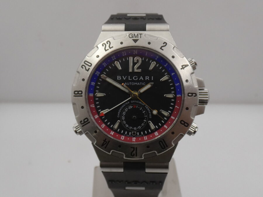 Bulgari Diagono Professional GMT-Date GMT40S 40mm Automatico Anni 2000 - immagine 8