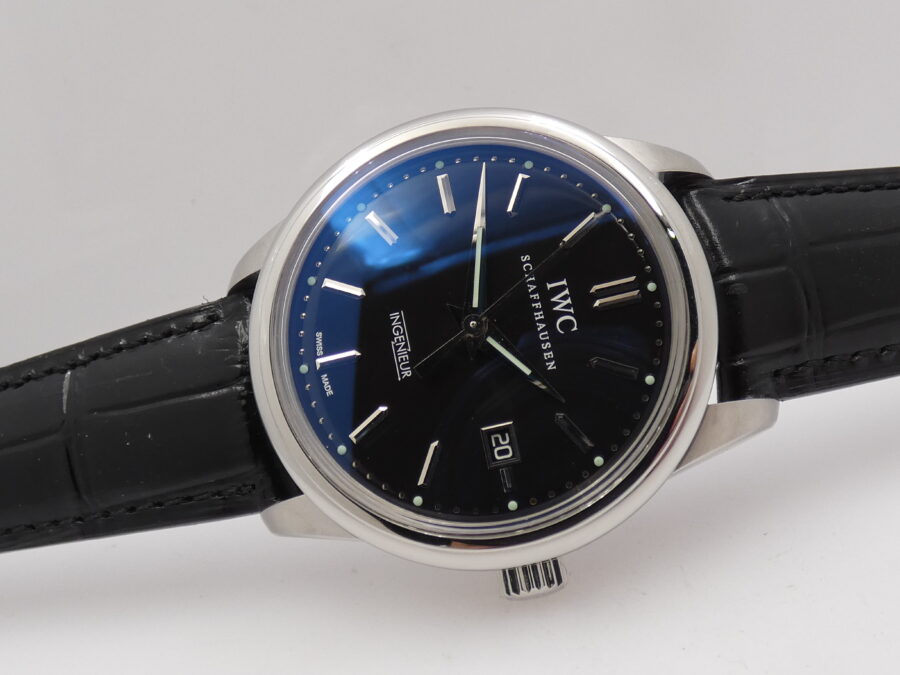 IWC Ingenieur Automatico EDIZIONE 2008 IW3233 BOX&PAPERS Black Dial Anno 2010 Acciaio - immagine 8