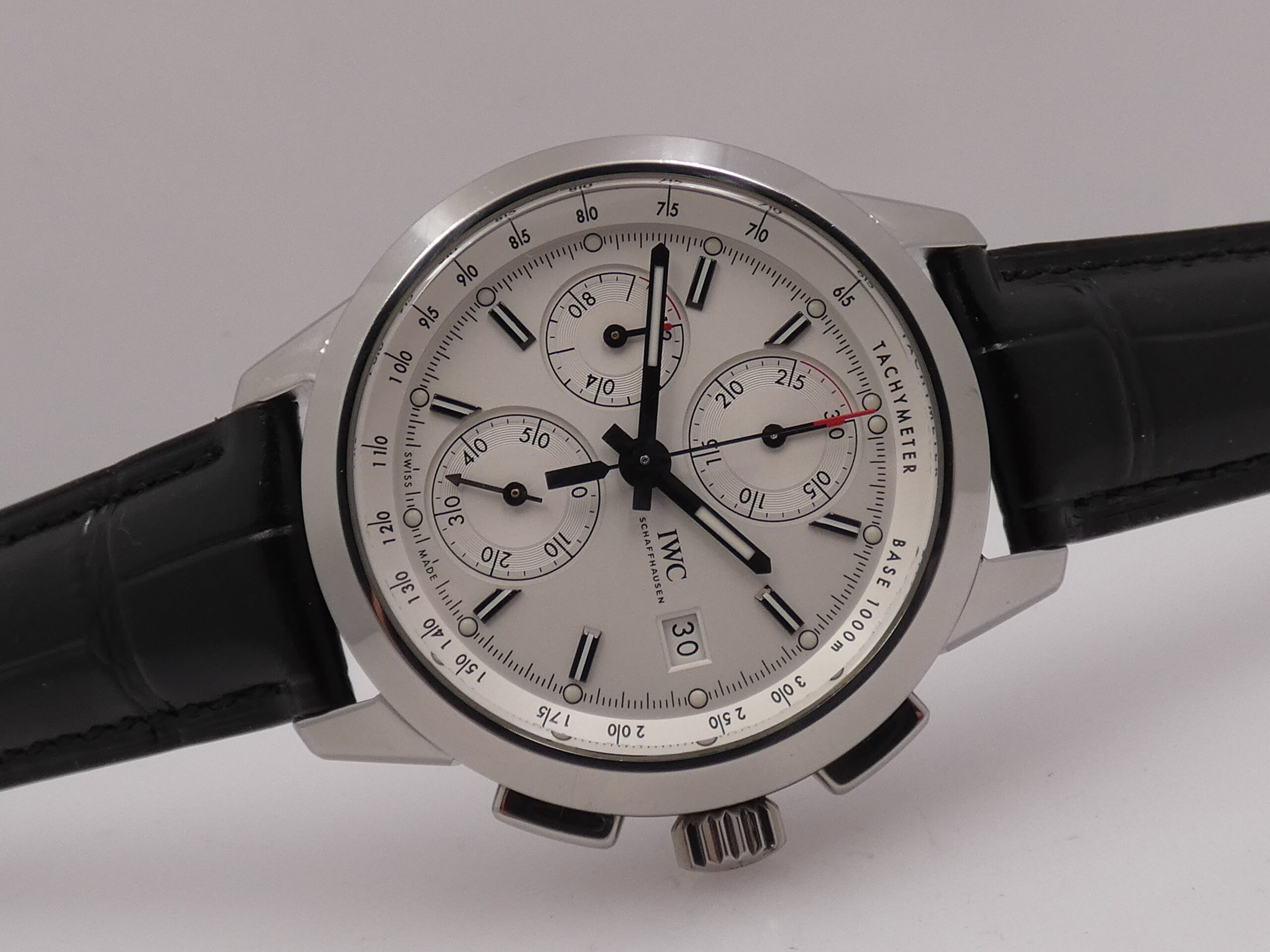 Cronografo IWC Ingenieur IW3807 EDIZIONE "W 125" BOX&PAPERS Anno 2018 Automatico Titanio Edizione Speciale 750 pz - immagine 8