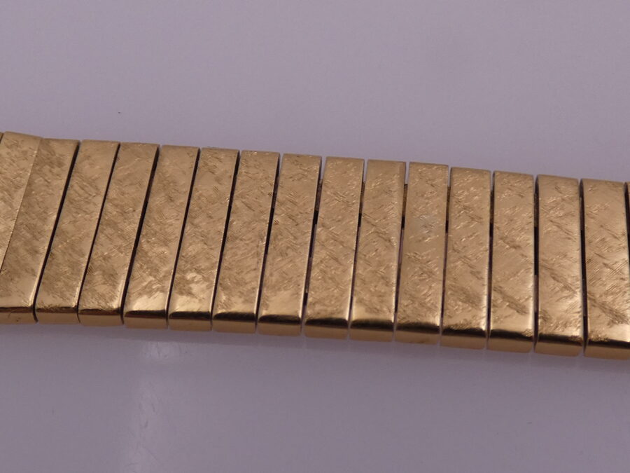 Patek Philippe Bracciale Corteccia Oro Massiccio 18Kt For Caltrava Vintage 16mm - immagine 8
