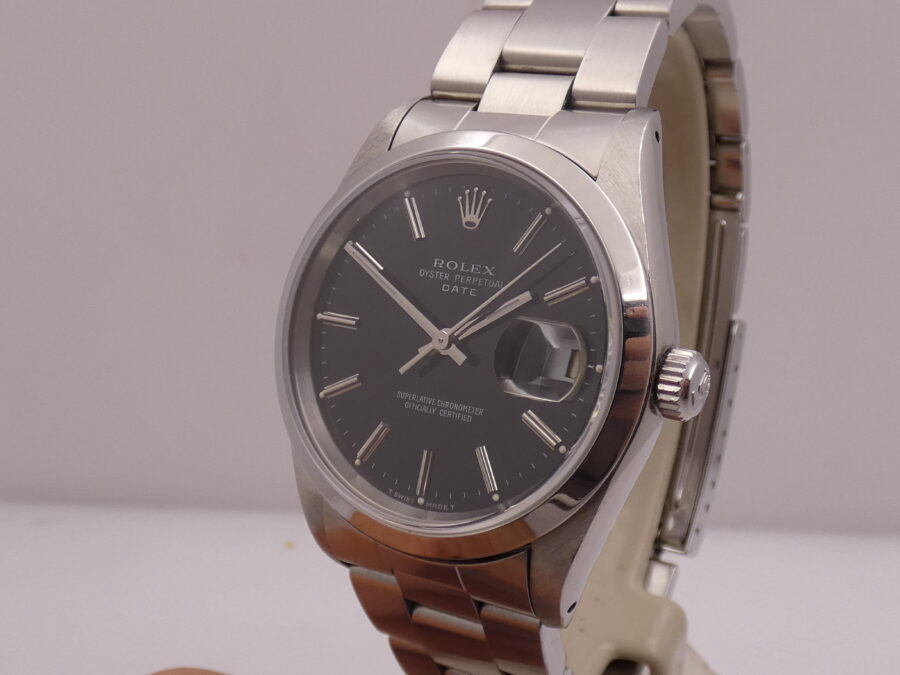 Rolex Oyster Perpetual Date 15200 Black Dial Automatico ANNO 1991 Oyster Bracelet Acciaio - immagine 8