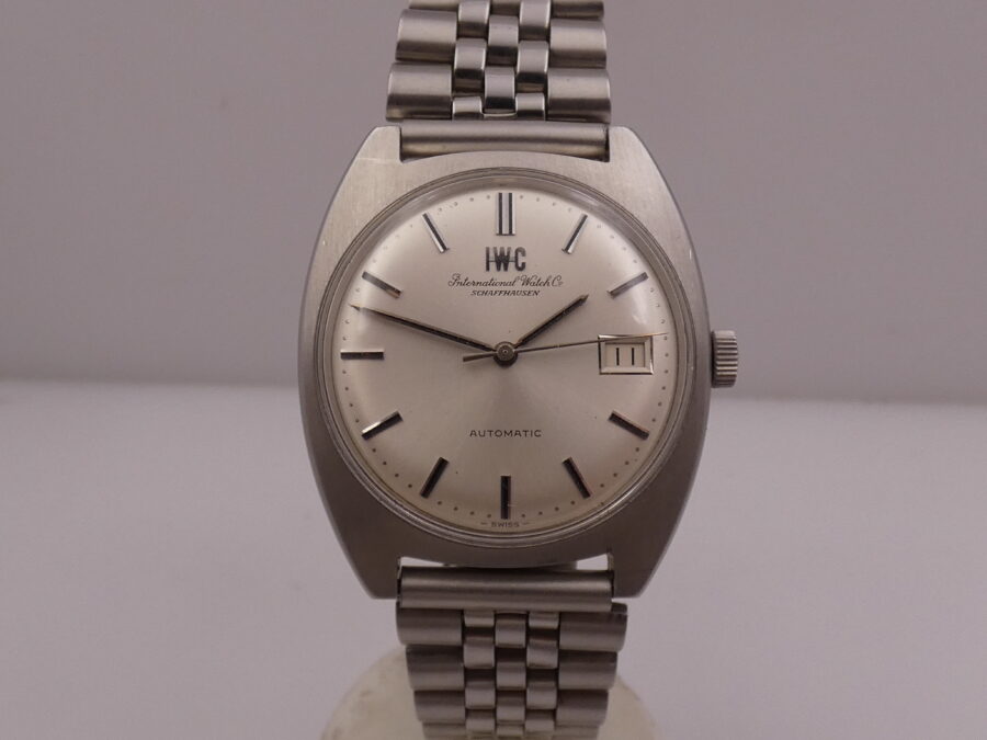 IWC Cushion 1828 Automatic PELLATON 8541B ANNI '70s Jubilee Bracelet Acciaio Vintage - immagine 8