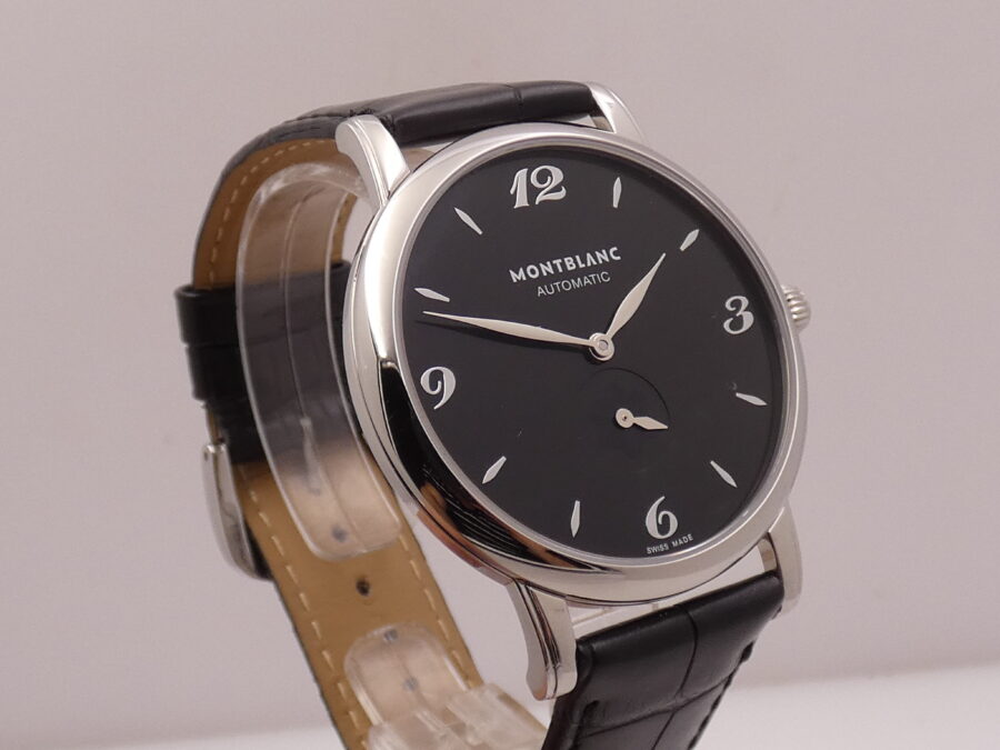 Montblanc Star Classique Petite Seconde NEW BOX&PAPERS STICKERS Automatico ANNO 2025 Acciaio Ref. 7211 MAI INDOSSATO - immagine 8