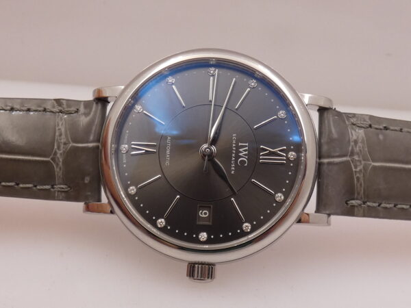 IWC Portofino Automatic LIKE NEW 37mm DIAMOND DIAL BOX&PAPERS Anno 2017 IW458102 Acciaio