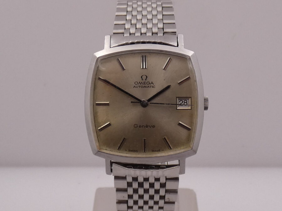 Omega Genève Automatic Date 162.0052 Anno 1973 Acciaio Calibro Omega 1020 Vintage - immagine 9