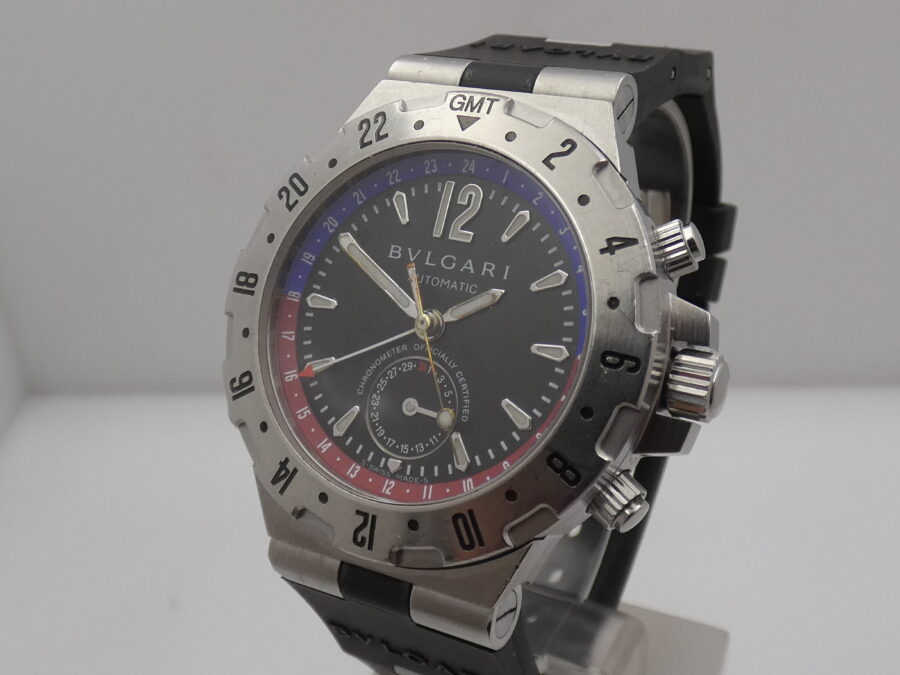 Bulgari Diagono Professional GMT-Date GMT40S 40mm Automatico Anni 2000 - immagine 9