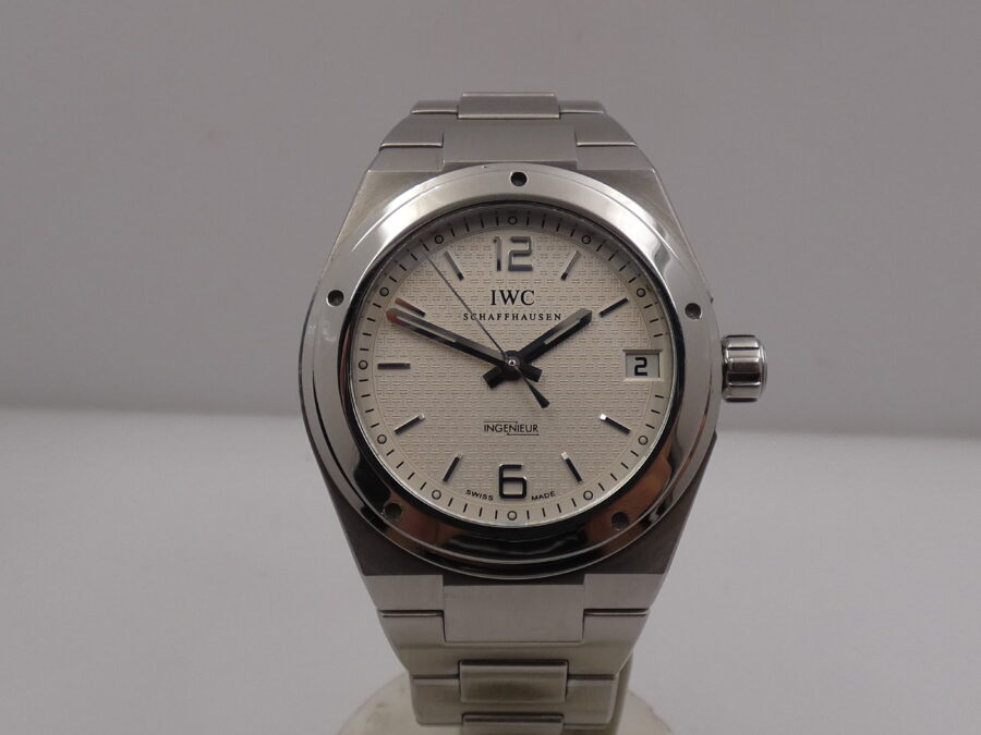 IWC Ingenieur Automatic Midsize 34mm 4515 Automatico Guillochè Dial Braccialato Acciaio ANNI 2000 - immagine 9