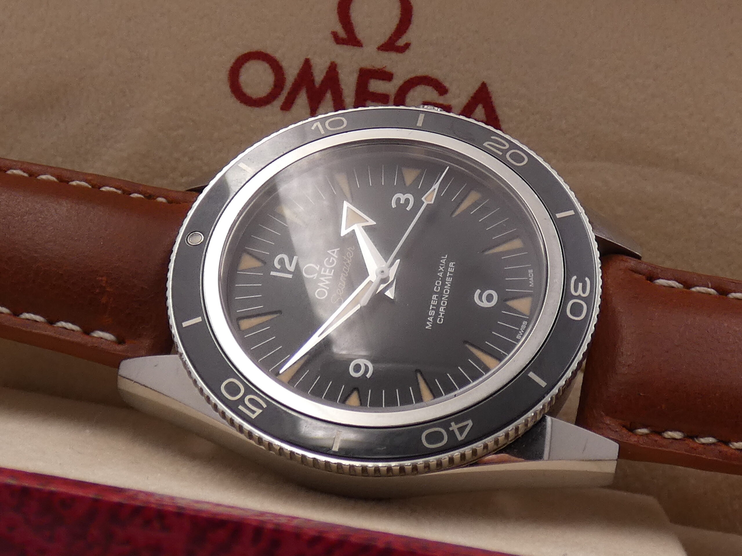 Omega Seamaster 300 Master Co-Axial Chronometer GHIERA CERAMICA Automatico Acciaio - immagine 9