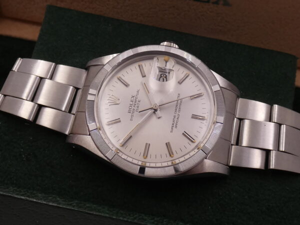 Rolex Oyster Perpetual Date 15010 Ghiera Thunderbird Automatico Anno 1983 TOP CONDITION Acciaio