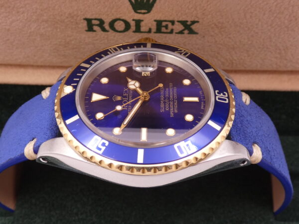 Rolex Submariner Date 16803 PURPLE DIAL 18Kt Oro & Acciaio ANNO 1986 Automatico