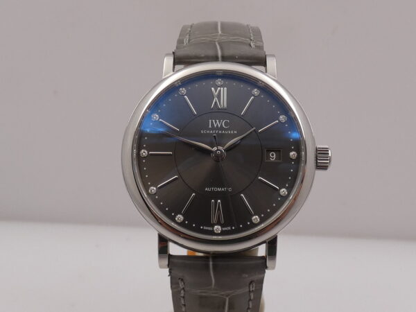 IWC Portofino Automatic LIKE NEW 37mm DIAMOND DIAL BOX&PAPERS Anno 2017 IW458102 Acciaio