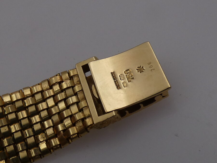 Vacheron Constantin NEW OLD STOCK 18Kt Square Basket 1970s Sigma Dial BOX & PAPERS Automatico Untouched - immagine 10