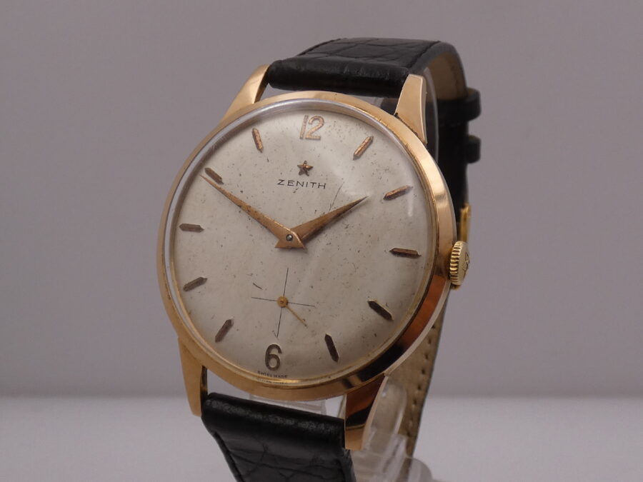 Zenith Stellina Oversize 37mm Oro Rosa 18Kt ANNO 1960 Manuale Cal. 40 - immagine 10