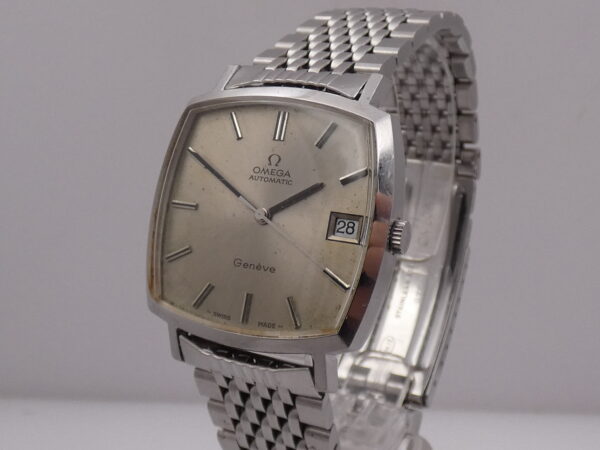 Omega Genève Automatic Date 162.0052 Anno 1973 Acciaio Calibro Omega 1020 Vintage
