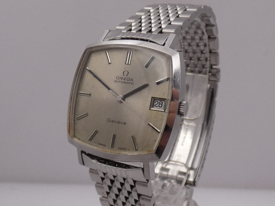 Omega Genève Automatic Date 162.0052 Anno 1973 Acciaio Calibro Omega 1020 Vintage - immagine 10