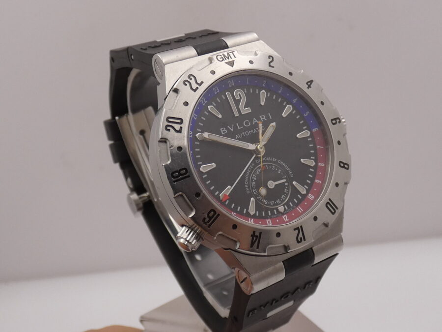 Bulgari Diagono Professional GMT-Date GMT40S 40mm Automatico Anni 2000 - immagine 10