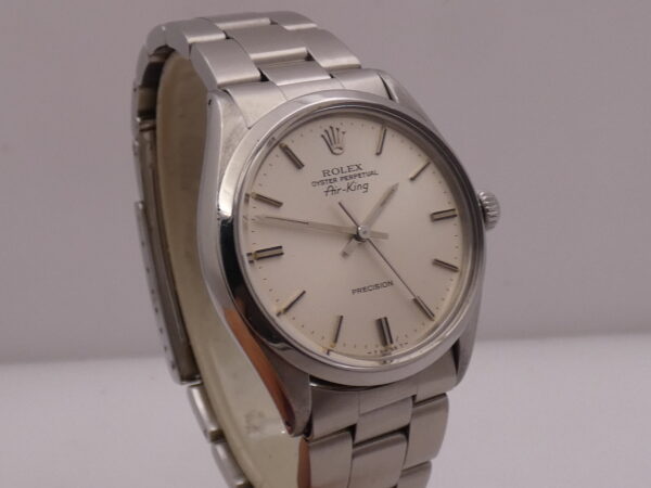 Rolex Air King Precision 5500 ANNO 1978 Automatico Argentè Dial Braccialato Oyster