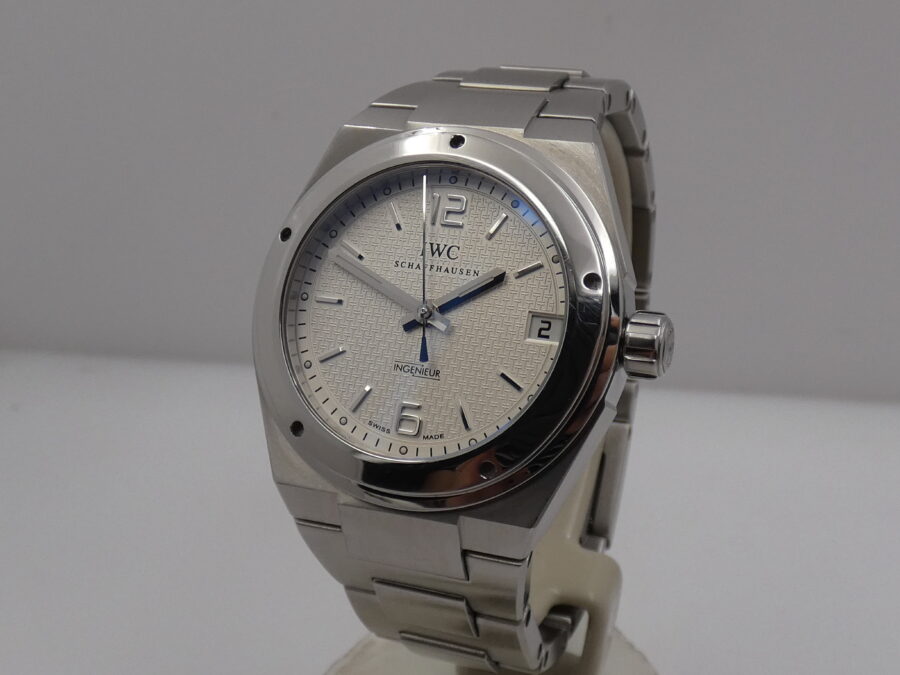 IWC Ingenieur Automatic Midsize 34mm 4515 Automatico Guillochè Dial Braccialato Acciaio ANNI 2000 - immagine 10
