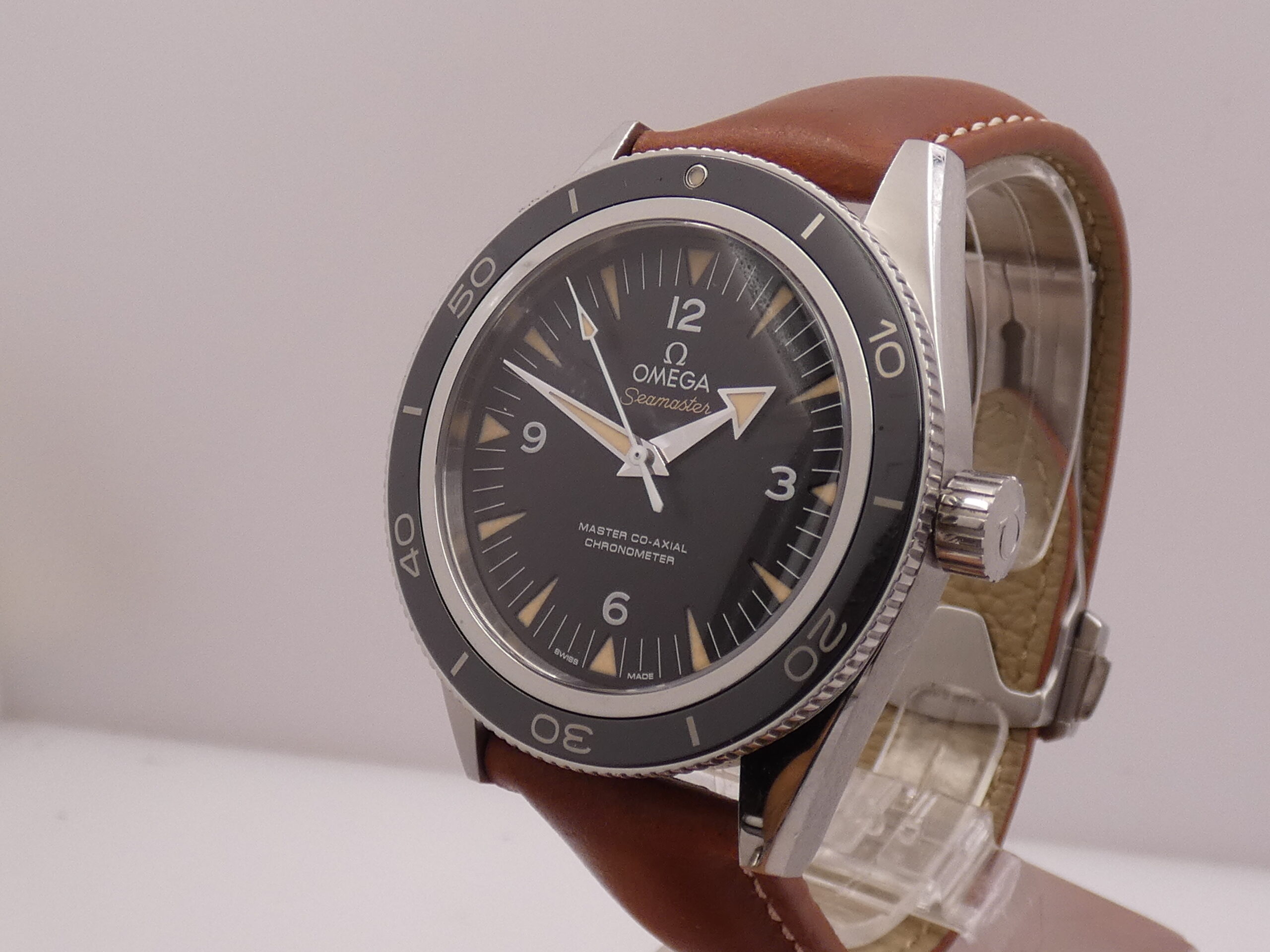 Omega Seamaster 300 Master Co-Axial Chronometer GHIERA CERAMICA Automatico Acciaio - immagine 10