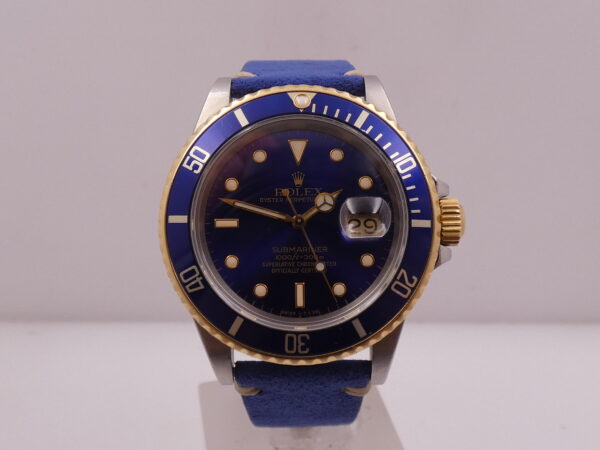 Rolex Submariner Date 16803 PURPLE DIAL 18Kt Oro & Acciaio ANNO 1986 Automatico