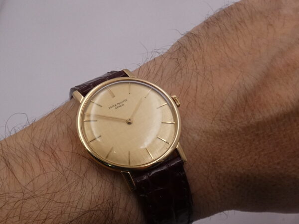 Patek Philippe Calatrava 3426 Oro Massiccio18Kt Texured Dial ANNO 1965 Manuale Vintage