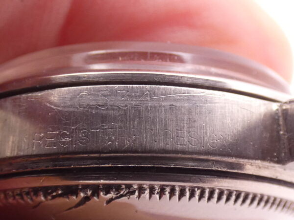 Rolex Oyster Perpetual Date 6534 GILT DIAL Roulette ANNO 1959 Automatico Acciaio Rotore a Farfalla