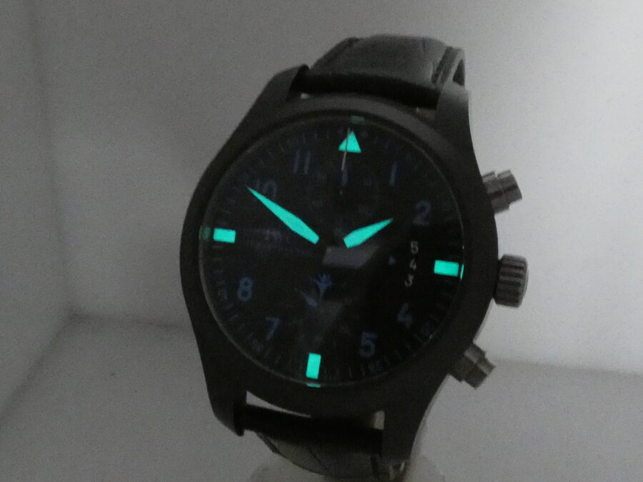 Cronografo IWC Pilot Top Gun Boutique Pilot Edition Flyback Chronograph Blue Index IW388003 BOX&PAPERS Ceramica Automatico Anno 2015 LIKE NEW - immagine 10
