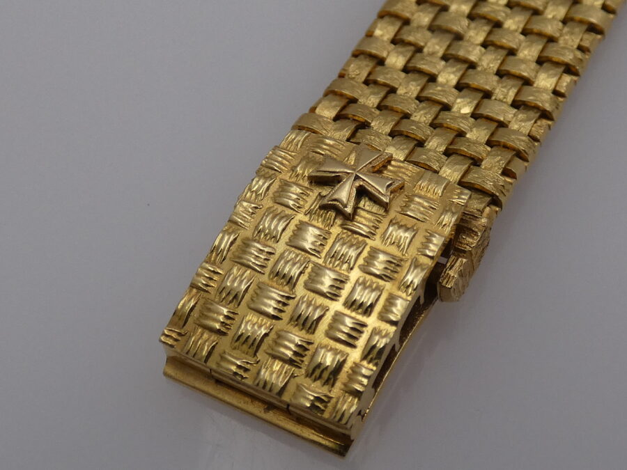 Vacheron Constantin NEW OLD STOCK 18Kt Square Basket 1970s Sigma Dial BOX & PAPERS Automatico Untouched - immagine 11