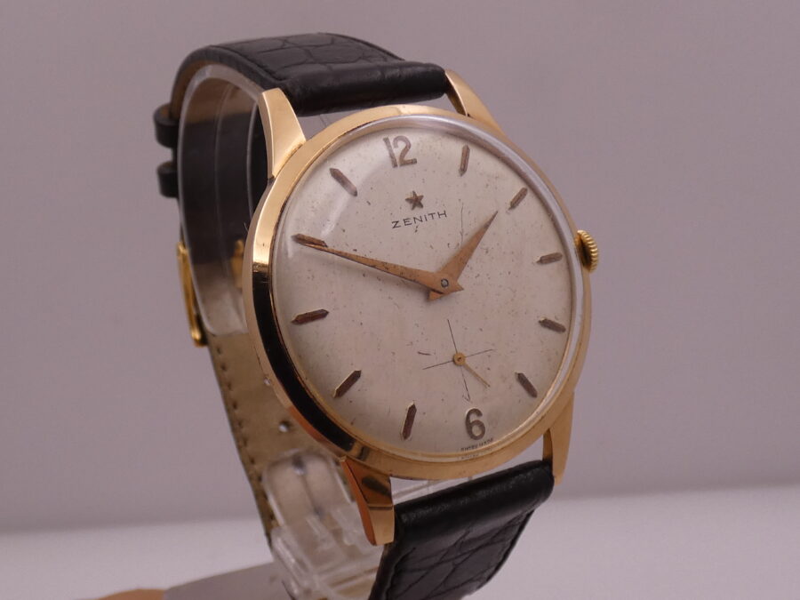 Zenith Stellina Oversize 37mm Oro Rosa 18Kt ANNO 1960 Manuale Cal. 40 - immagine 11