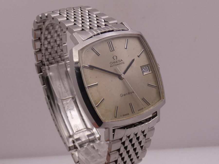 Omega Genève Automatic Date 162.0052 Anno 1973 Acciaio Calibro Omega 1020 Vintage - immagine 11