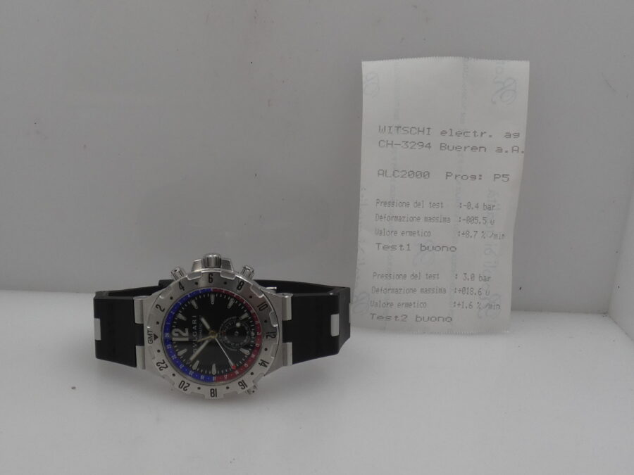 Bulgari Diagono Professional GMT-Date GMT40S 40mm Automatico Anni 2000 - immagine 11