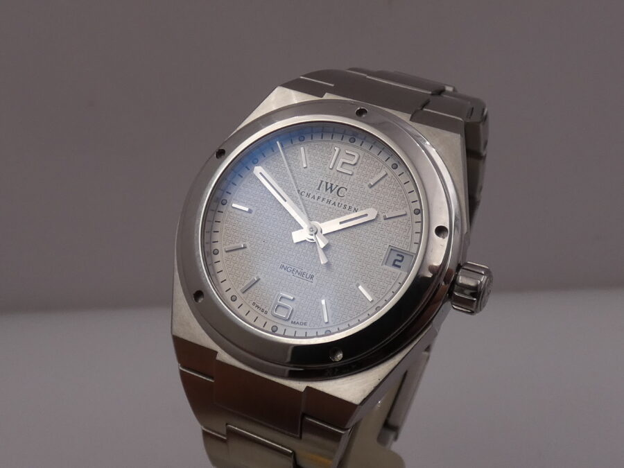 IWC Ingenieur Automatic Midsize 34mm 4515 Automatico Guillochè Dial Braccialato Acciaio ANNI 2000 - immagine 11