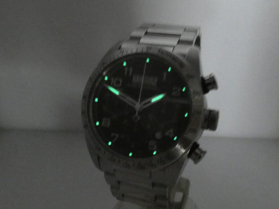 Cronografo Tudor Fastrider Chrono 42000 Black Dial Anno 2013 Automatico Acciaio Braccialato - immagine 11