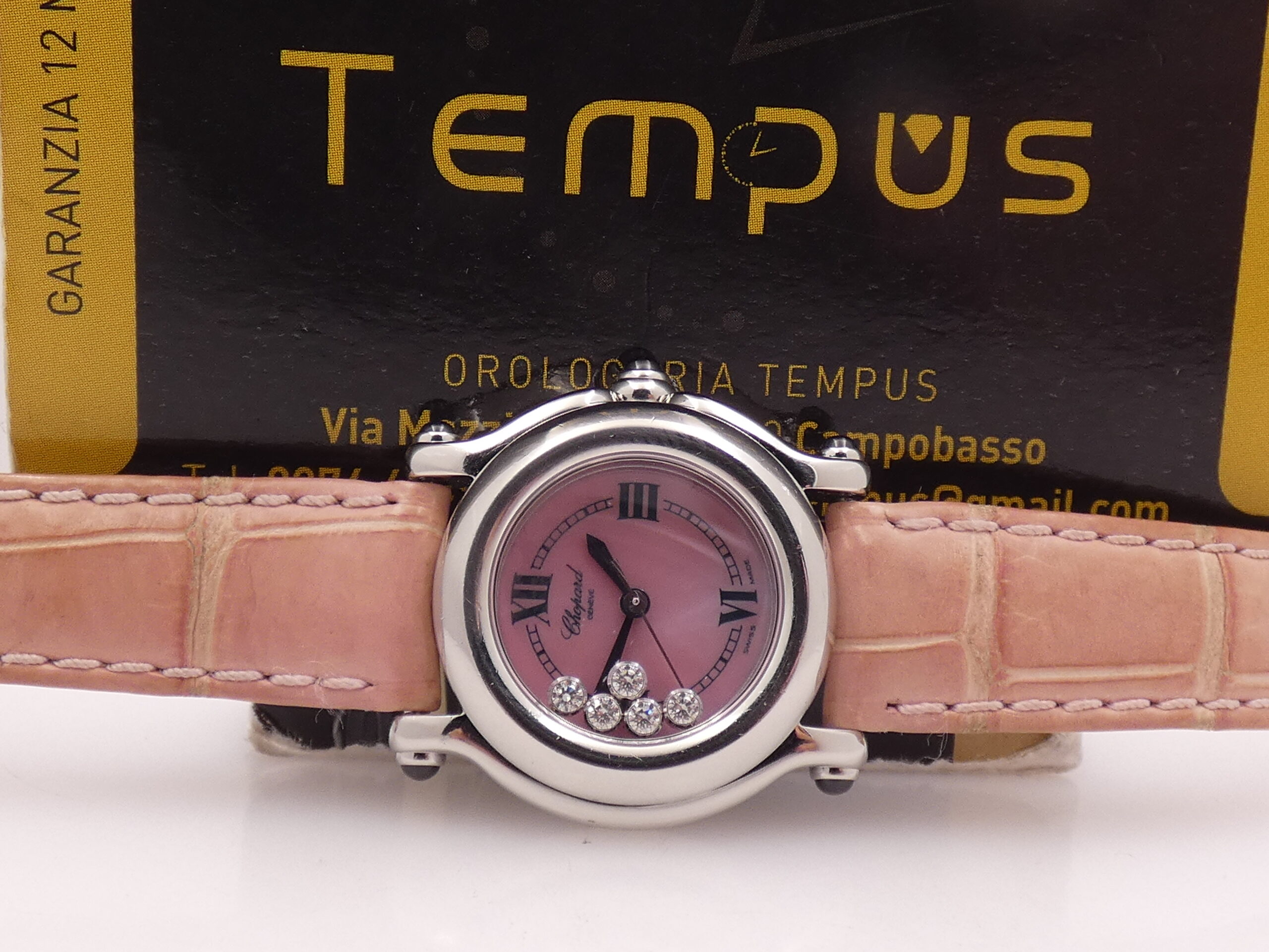 Chopard Happy Sport Lady MOP & "Happy" Floating Diamonds Dial Anni 2000 Ref. 27/8245-23 - immagine 2