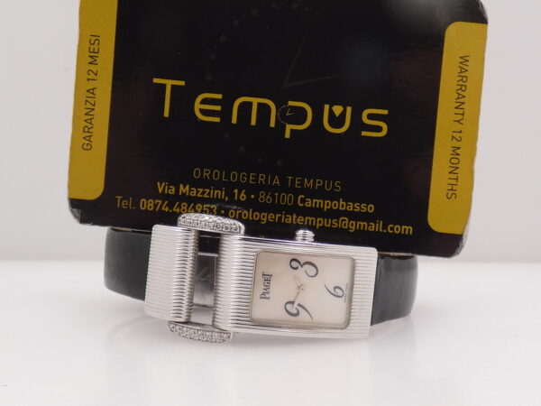 Piaget Protocole Lady 5322 Oro Bianco 18Kt & Anse Factory Diamonds M.O.P. DIAL ANNI 2000