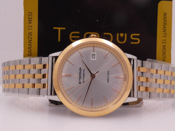 Eterna Eternity Acciaio&18Kt Rose G.F. Automatico NEW BOXPAPERS Anno 2024 Ref. 2700.53.11.1737 Mai Indossato