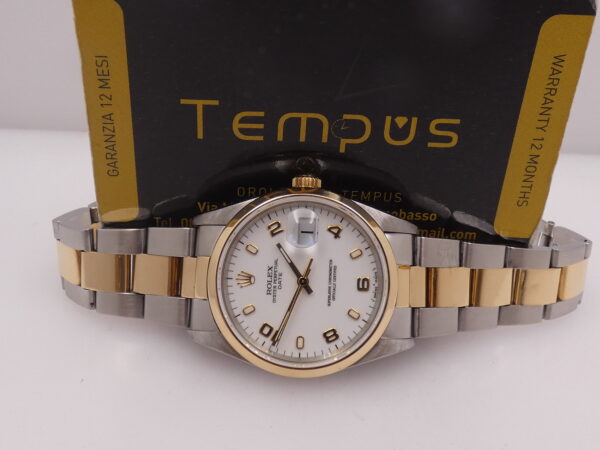 Rolex Oyster Perpetual Date 15203 Acciaio&Oro 18Kt Gold ANNO 1997 Automatico Oyster Bracelet