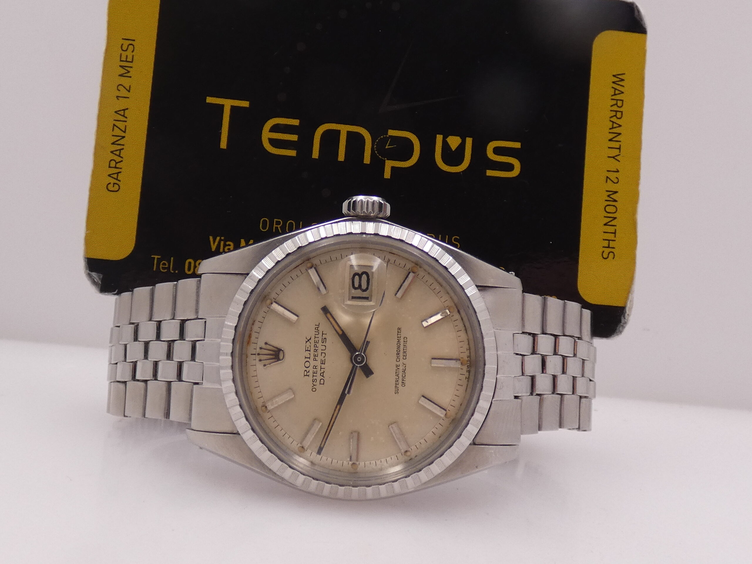 Rolex Datejust 36 1603 Automatico ANNO 1969 Big Logo Bracciale Jubilee Vintage Acciaio - immagine 2