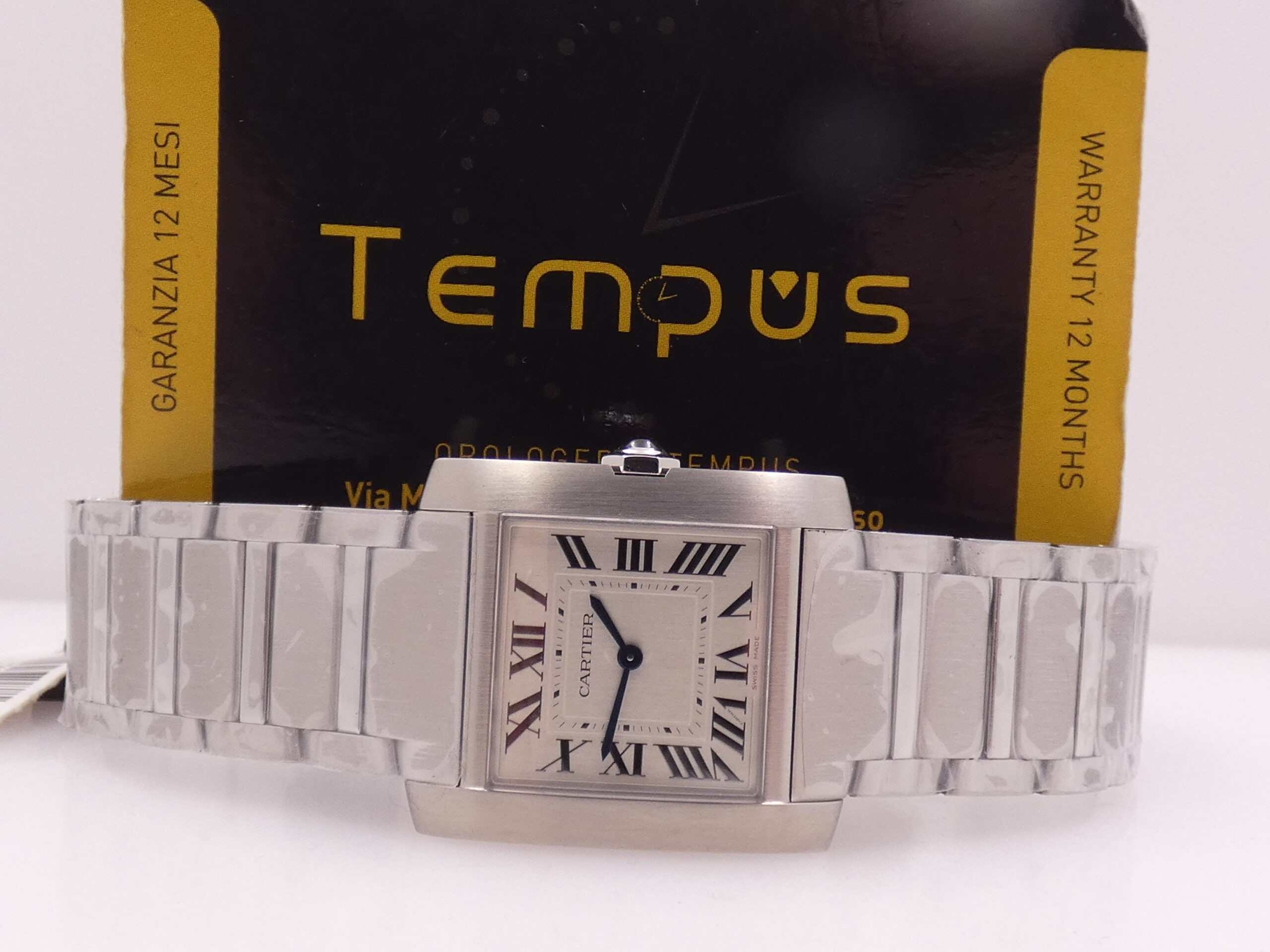 Cartier Tank Française 4476 NUOVO FULL STICKERED with TAG PRICE Acciaio Ref. WSTA0074 - immagine 2