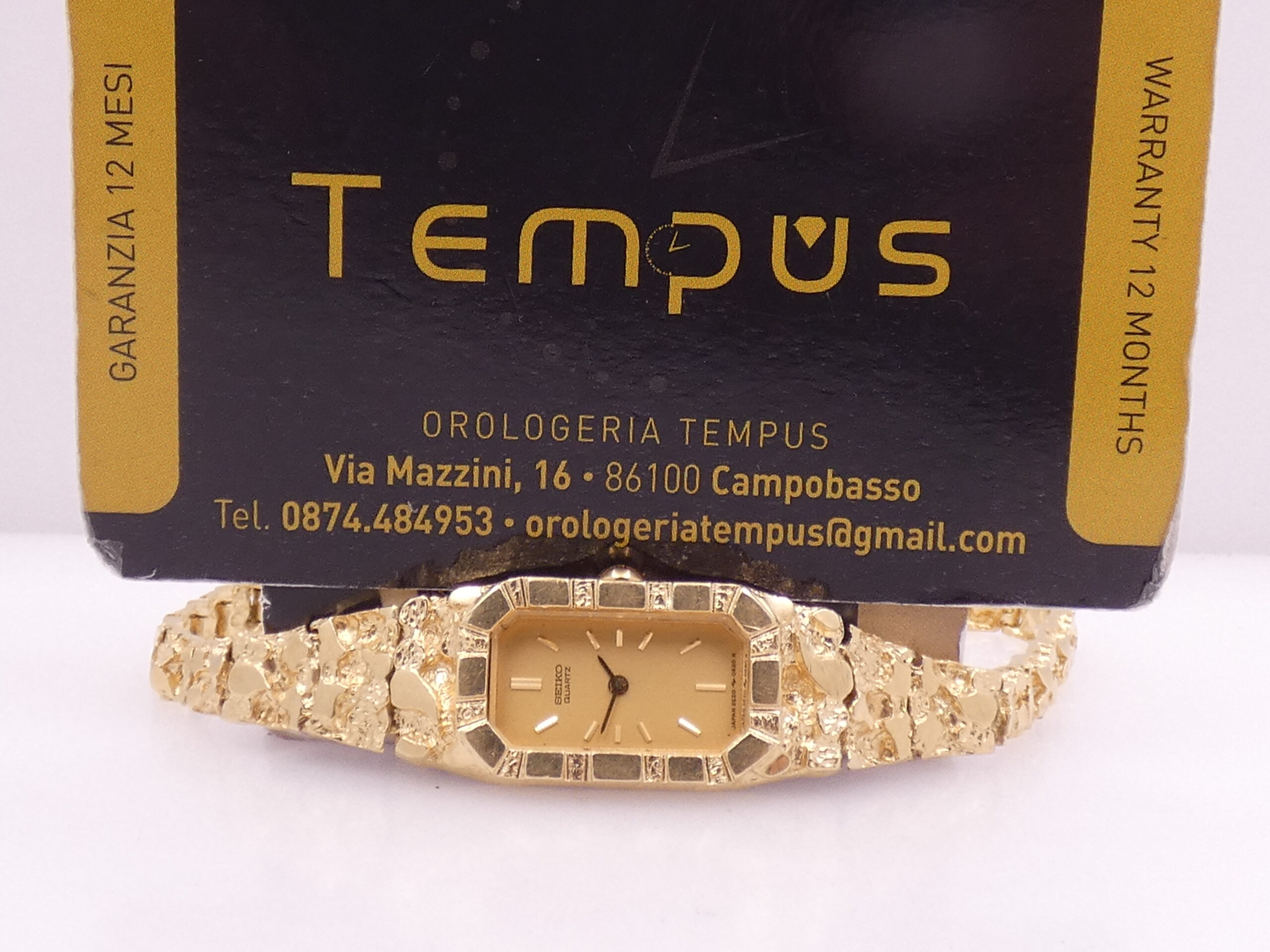 Seiko RARE Nugget Lady O62OR Oro Giallo 14Kt 80's Vintage For Ladies - immagine 2