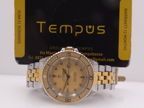 Tudor Prince Oysterdate Mini Sub 94401 By Rolex Nipple Dial Automatico Acciaio & 18Kt G.F. Anno 1988