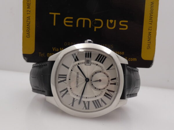 Cartier Drive de Cartier 3930 Automatico ANNO 2016 BOX & PAPERS Acciaio