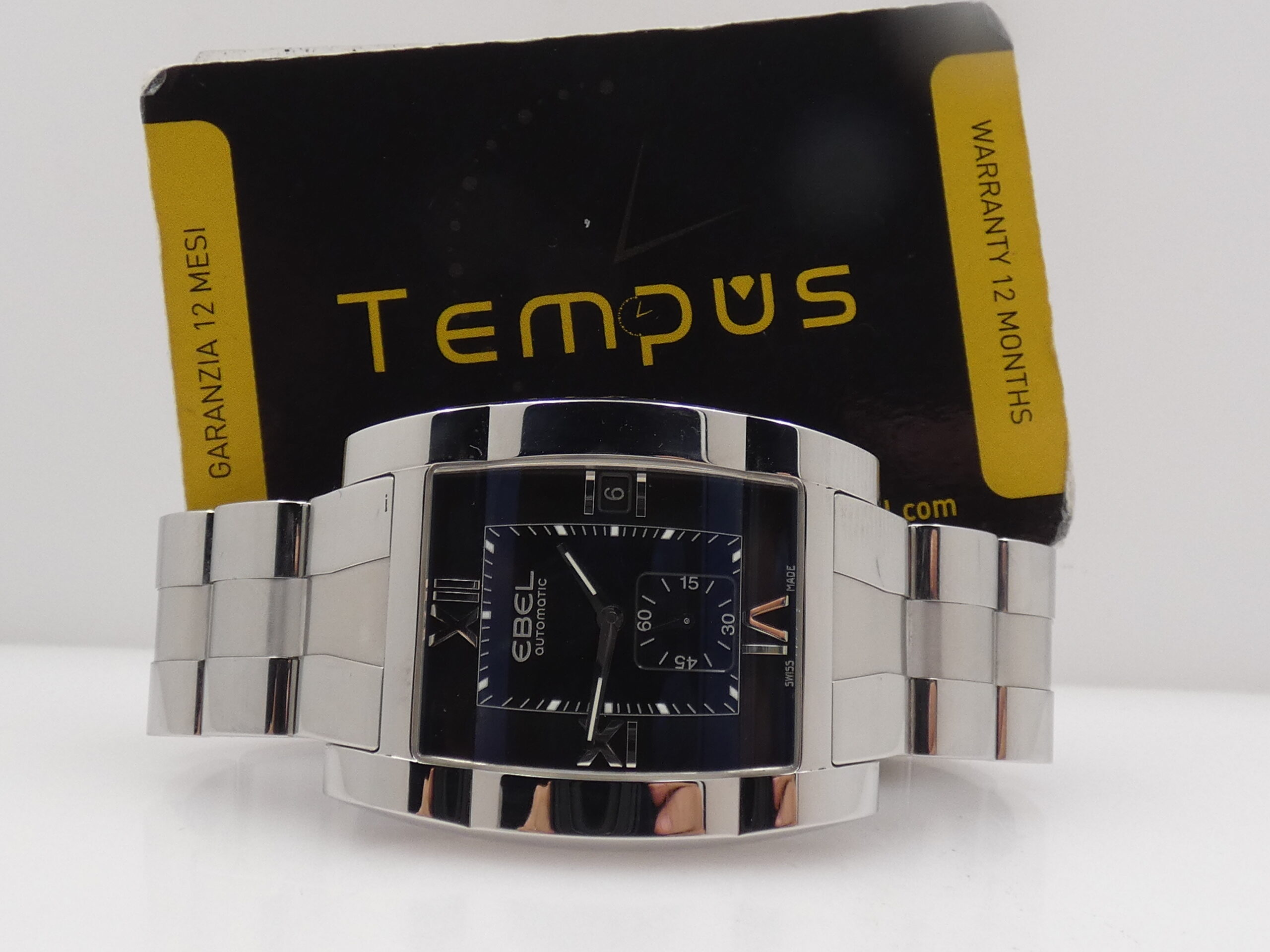 Ebel Tarawa N.O.S. BOX&PAPERS Automatico New Old Stock Anni 2000 Braccialato Ref. 9127J40 - immagine 2