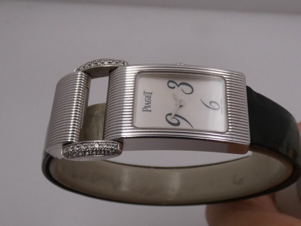 Piaget Protocole Lady 5322 Oro Bianco 18Kt & Anse Factory Diamonds M.O.P. DIAL ANNI 2000