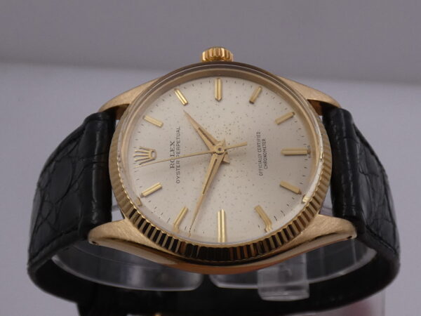 Rolex Oyster Perpetual 34 6567 Oro Massiccio 18Kt ANNO 1968 Rotore Butterfly Automatico Vintage