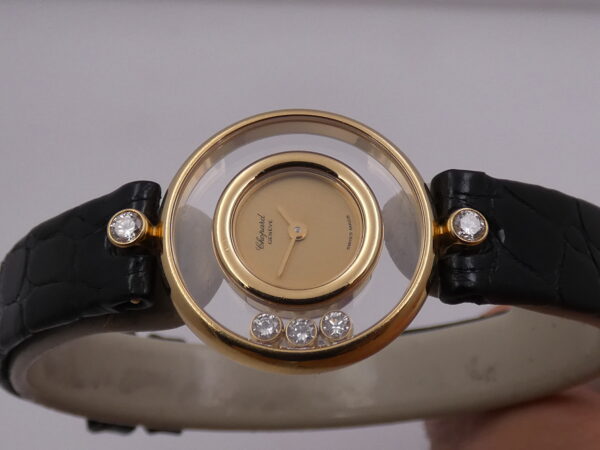 Chopard Happy Diamonds Lady 20/3929 Oro Massiccio 18Kt Floating Diamonds Dial Anni 2000