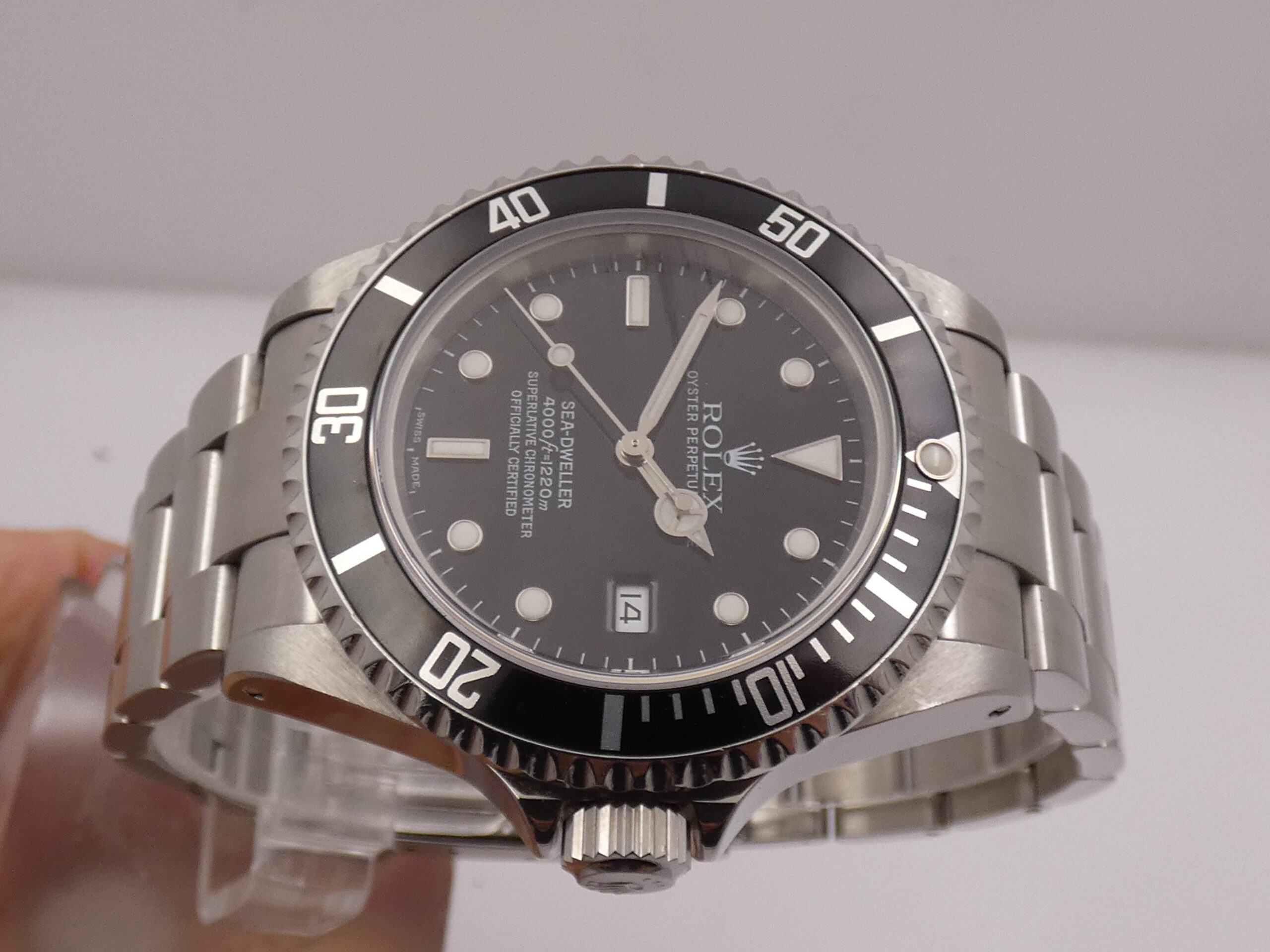 Rolex Sea-Dweller 4000 16600 BOX PAPERS & TAG PRICE Anno 2002 MAI LUCIDATO Automatico Acciaio SERVICED IN ROLEX Settembre 2020
