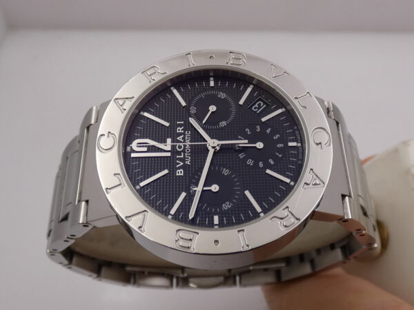 Cronografo Bulgari Bulgari BB 38 SS CH Honeycomb Dial Automatico Braccialato Acciaio ANNI 2000